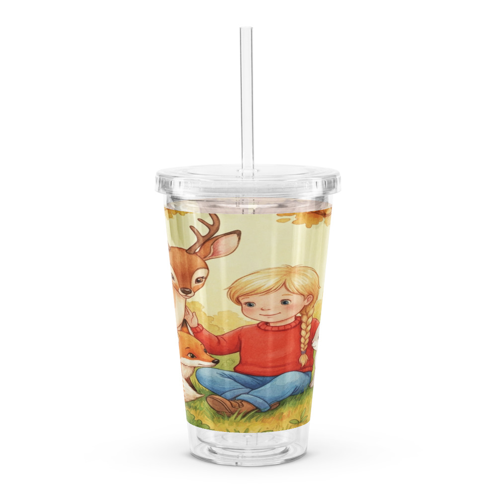 Bedtime Tumbler with personalized story art
